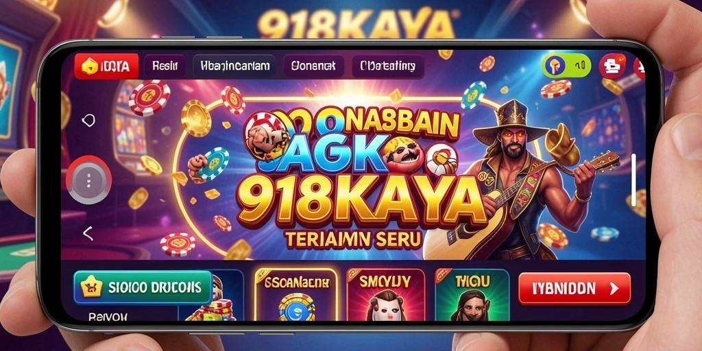Tampilan screenshot gameplay 918KAYA yang mendebarkan dan interaktif.