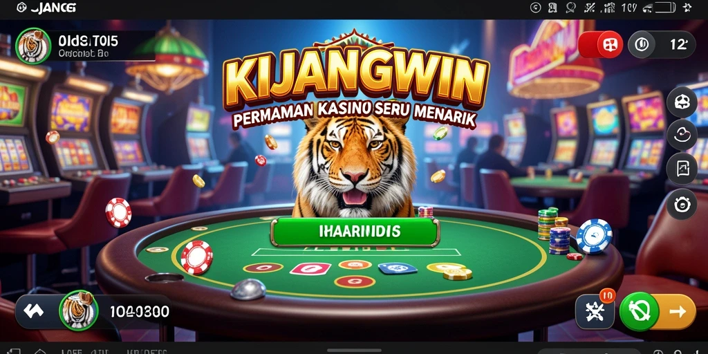 Tampilan gameplay Kasino KIJANGWIN yang menarik dan dinamis.
