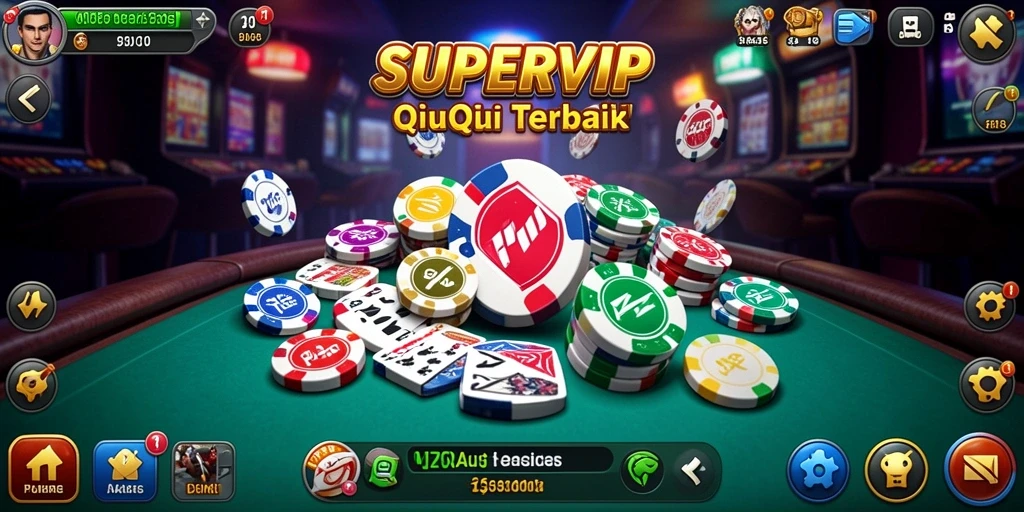 Tampilan gameplay menarik dari SUPERVIP QiuQiu.