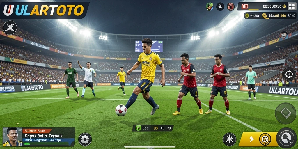 Tampilan gameplay ULARTOTO yang menegangkan dan mendebarkan.